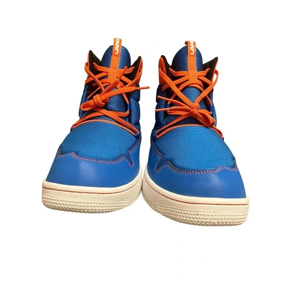 NWOT Lange Podium Snow Soft Shoes Boots Men 11.5US Blue + Orange Athletic
